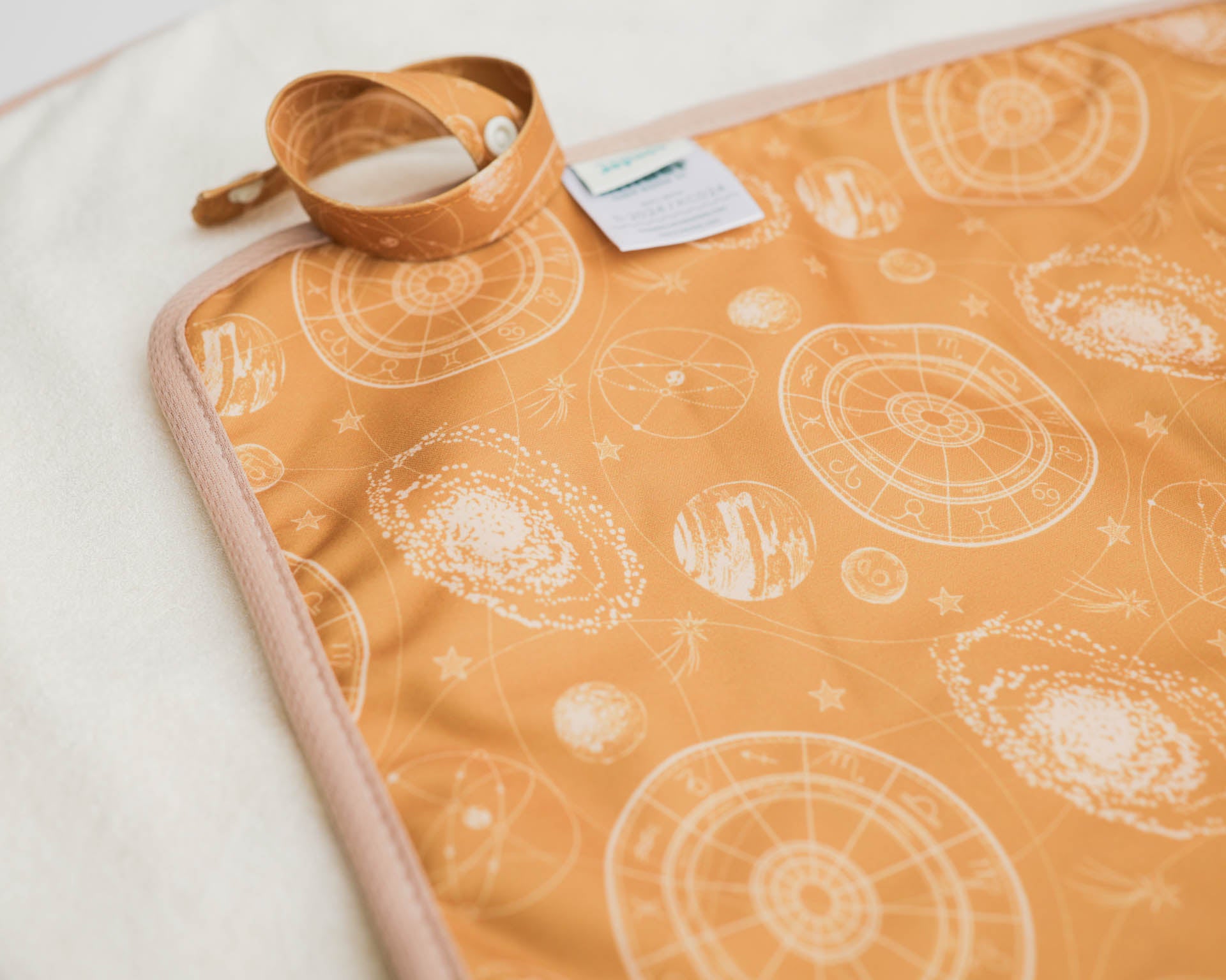 Ultra-Soft Bamboo Machine Washable and Wipeable Diaper Change Mat