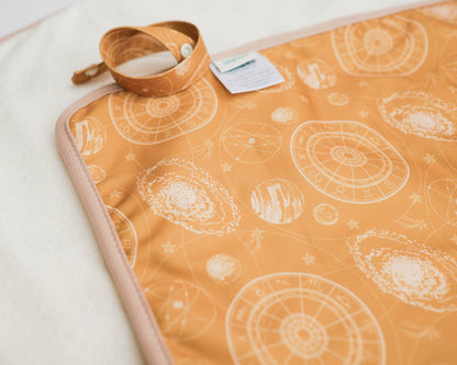 Ultra-Soft Bamboo Machine Washable and Wipeable Diaper Change Mat
