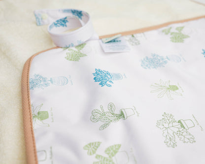 Ultra-Soft Bamboo Machine Washable and Wipeable Diaper Change Mat
