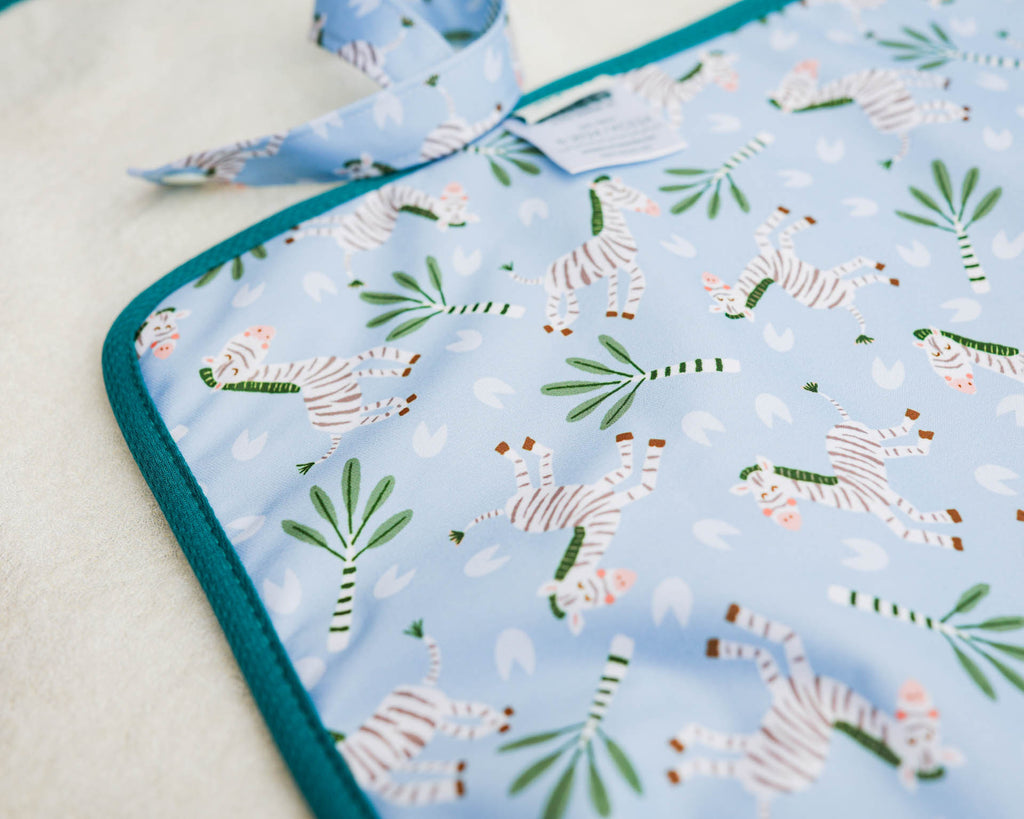 Ultra-Soft Bamboo Machine Washable and Wipeable Diaper Change Mat