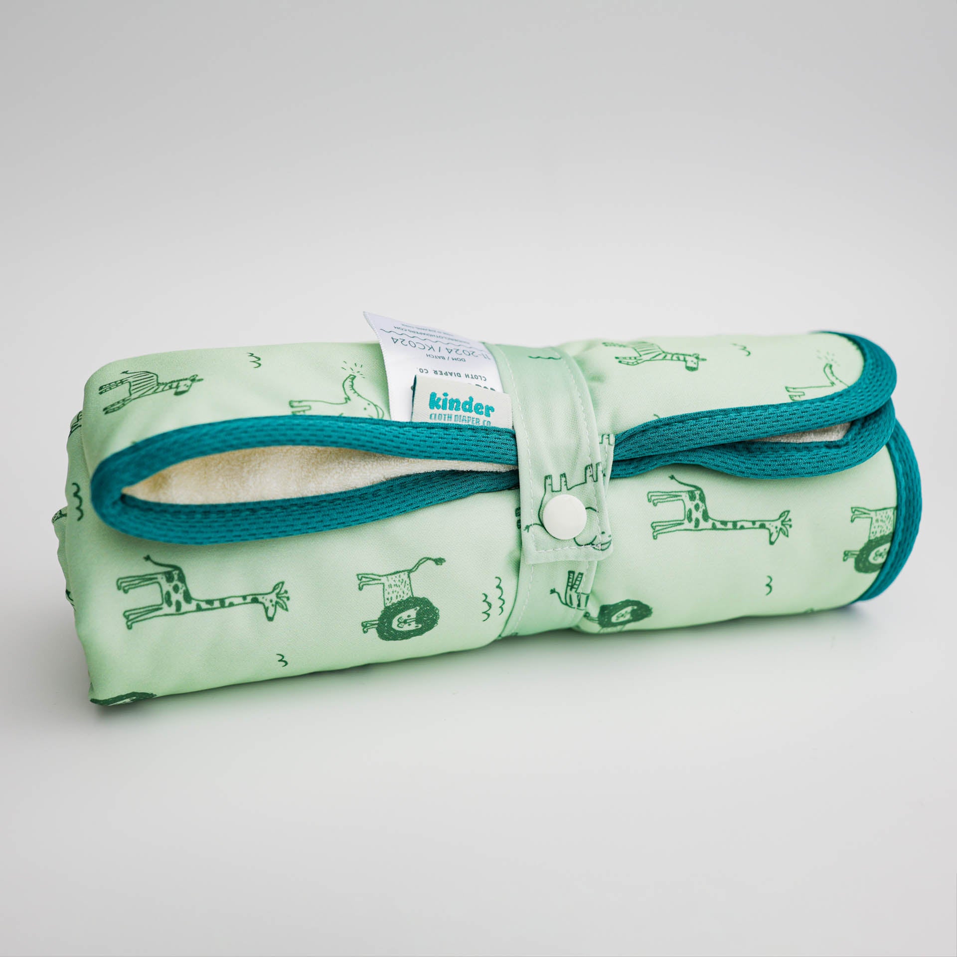 Ultra-Soft Bamboo Machine Washable and Wipeable Diaper Change Mat