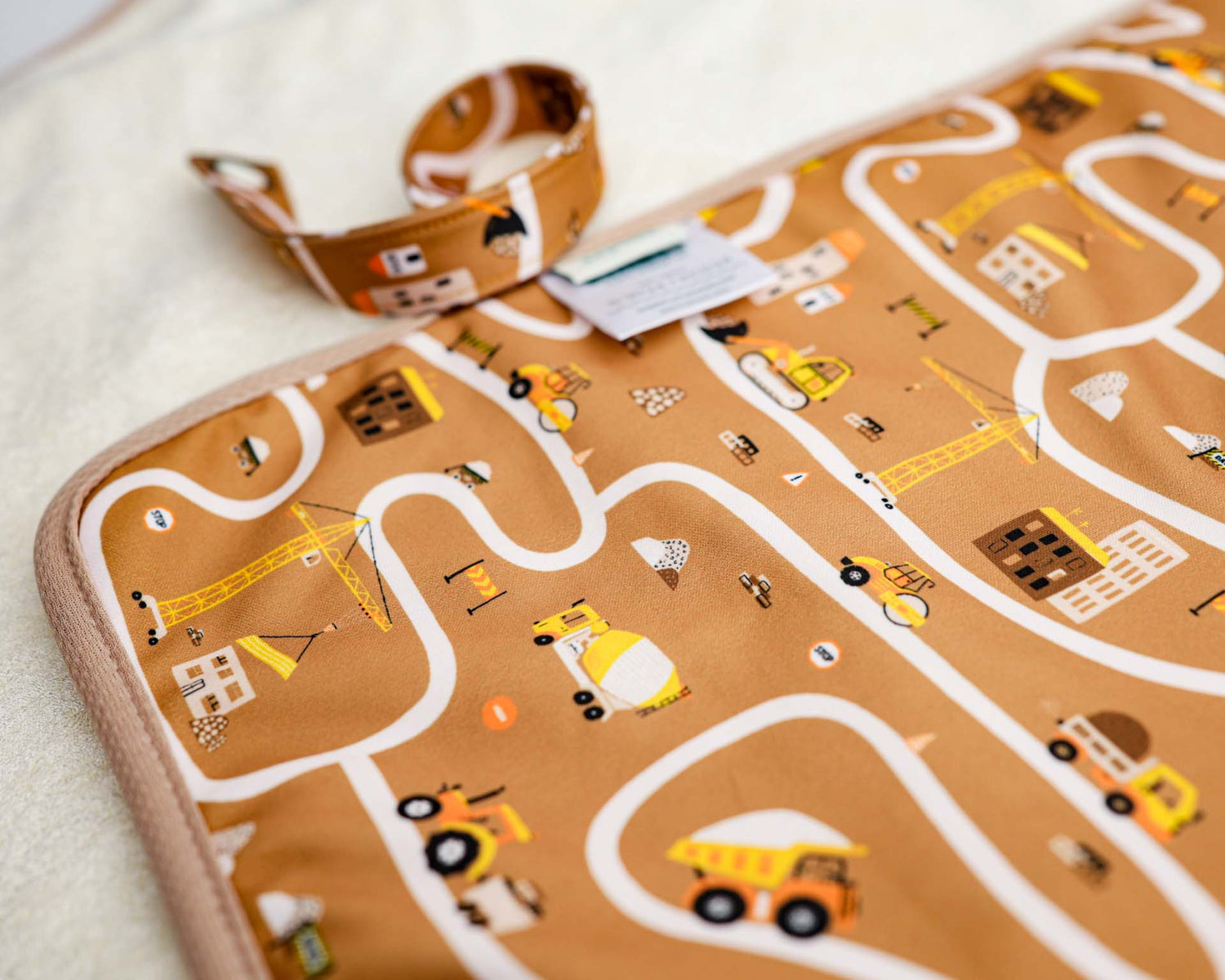 Ultra-Soft Bamboo Machine Washable and Wipeable Diaper Change Mat