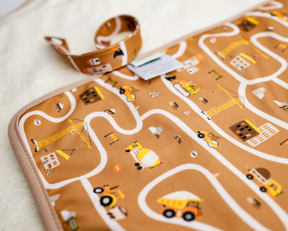 Ultra-Soft Bamboo Machine Washable and Wipeable Diaper Change Mat
