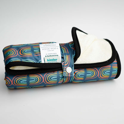 Ultra-Soft Bamboo Machine Washable and Wipeable Diaper Change Mat