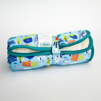 Ultra-Soft Bamboo Machine Washable and Wipeable Diaper Change Mat