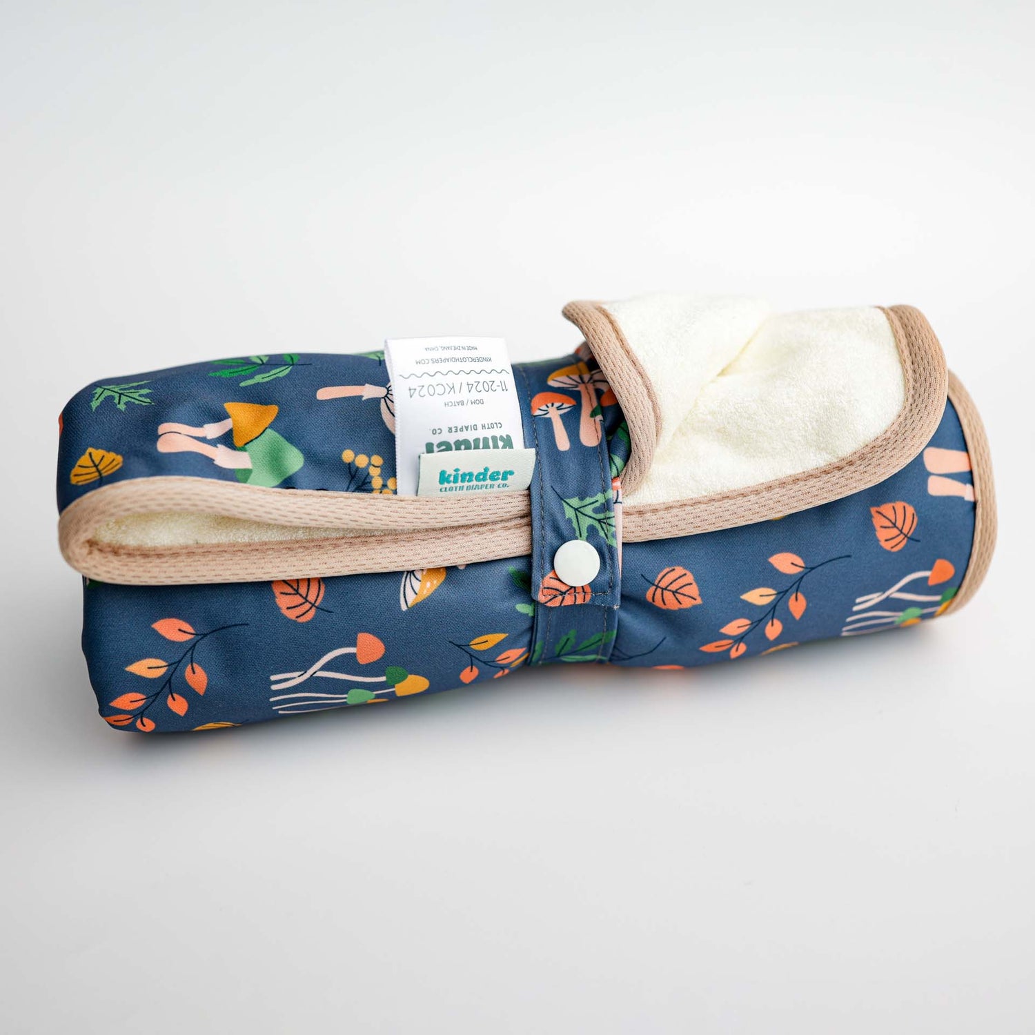 Ultra-Soft Bamboo Machine Washable and Wipeable Diaper Change Mat