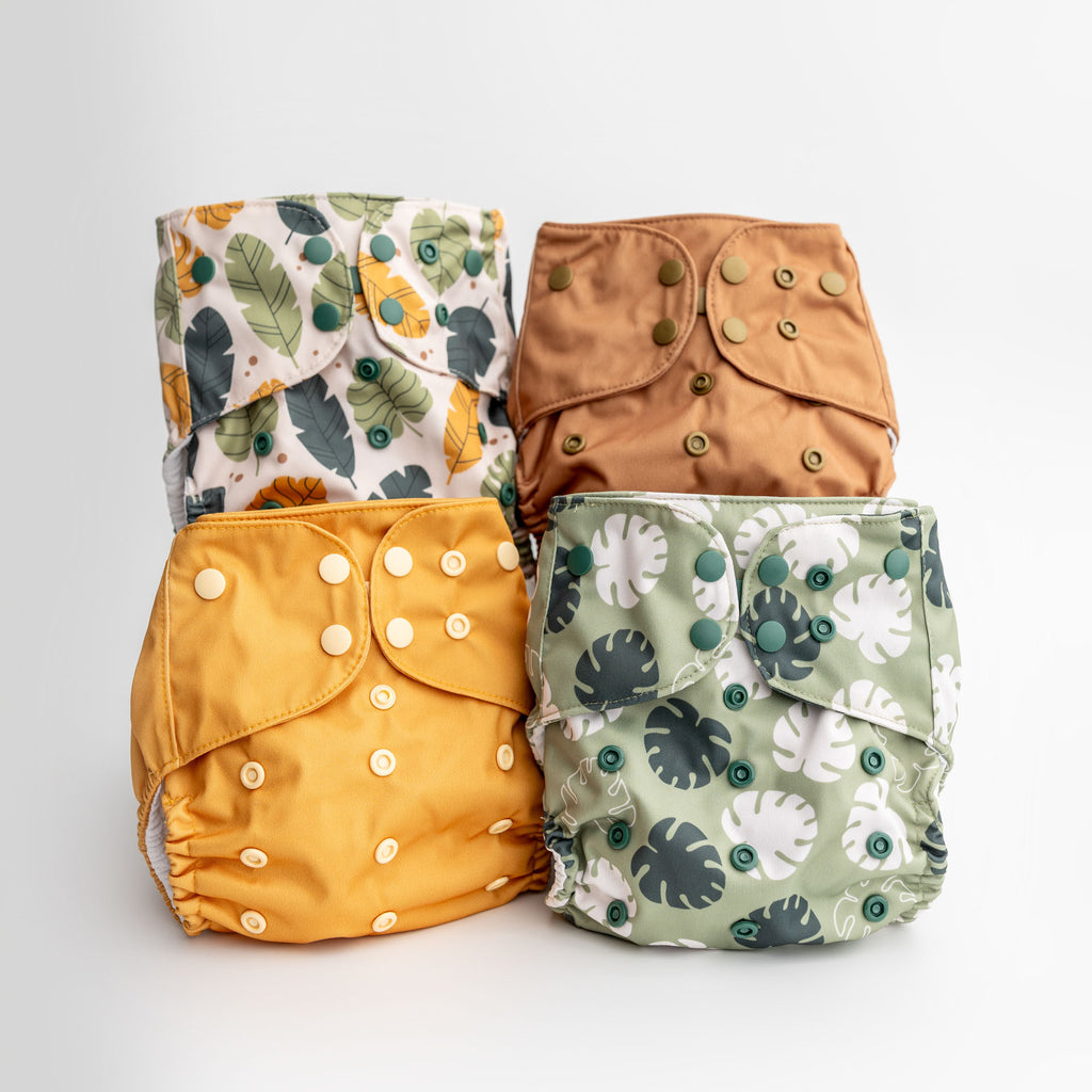 Luxe Pocket Cloth Diaper with Dual Inner Gussets and Athletic Wicking Jersey