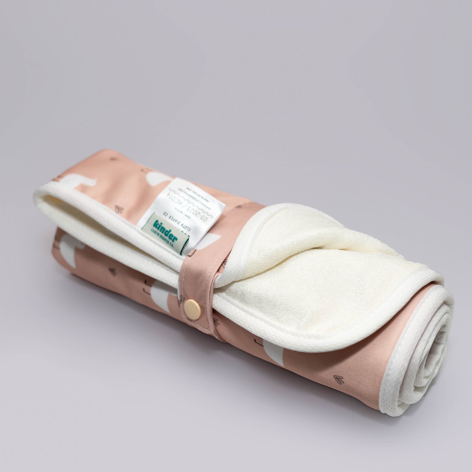 Ultra-Soft Bamboo Machine Washable and Wipeable Diaper Change Mat