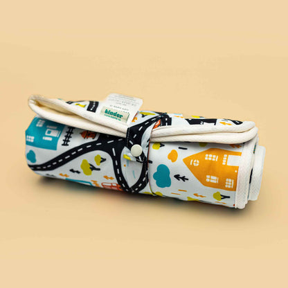 Ultra-Soft Bamboo Machine Washable and Wipeable Diaper Change Mat