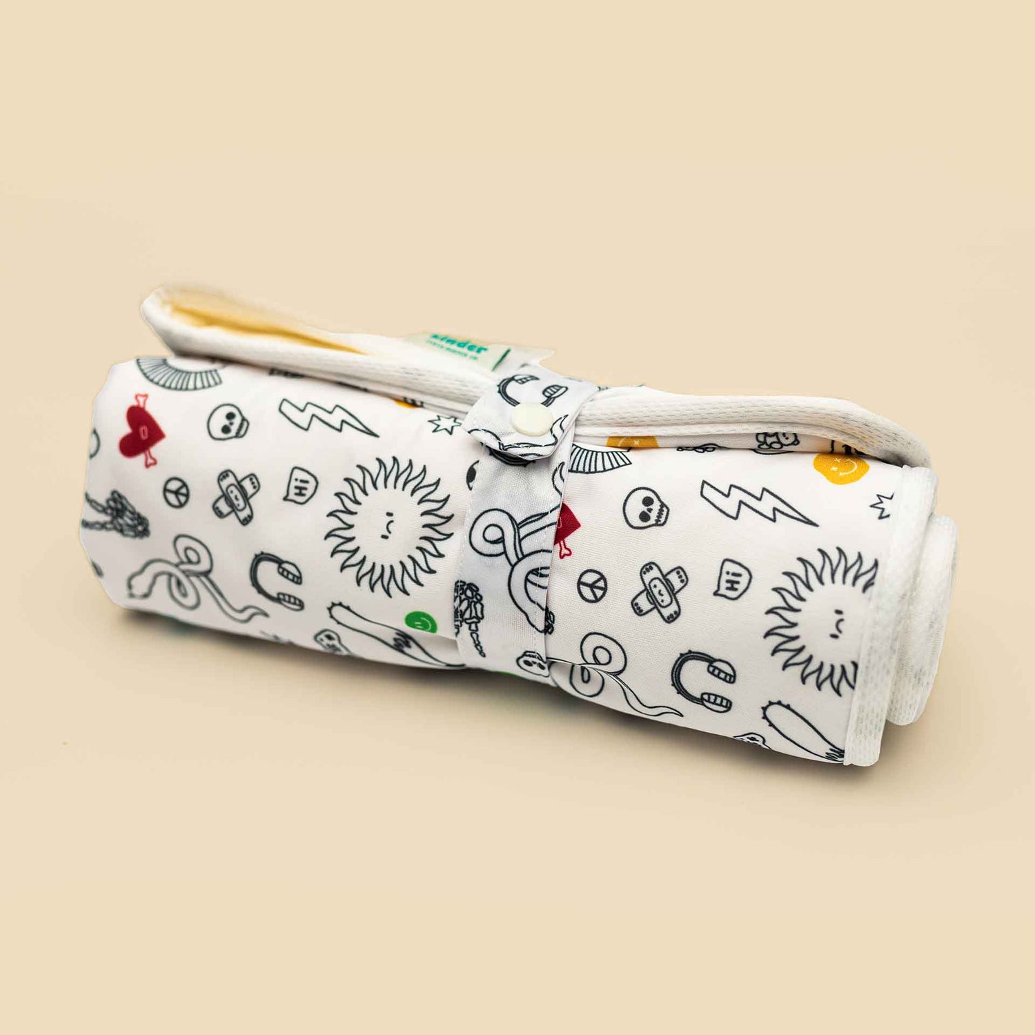 Ultra-Soft Bamboo Machine Washable and Wipeable Diaper Change Mat