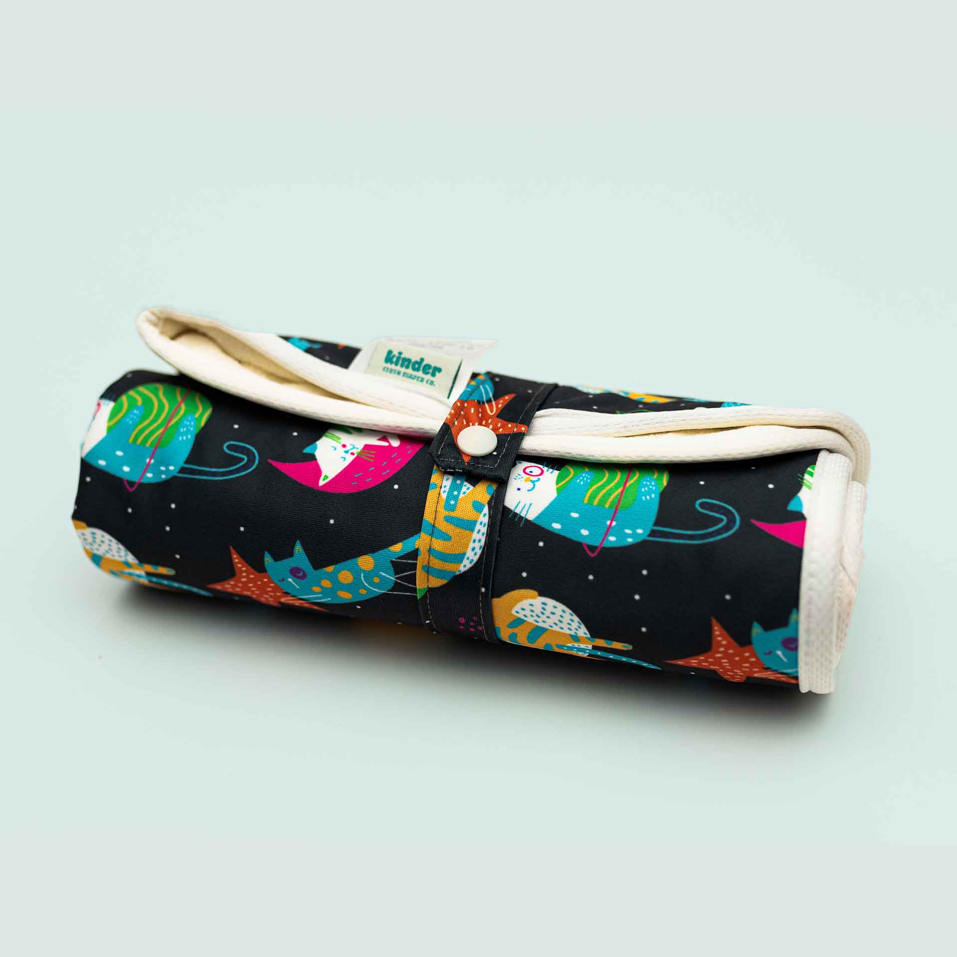 Ultra-Soft Bamboo Machine Washable and Wipeable Diaper Change Mat