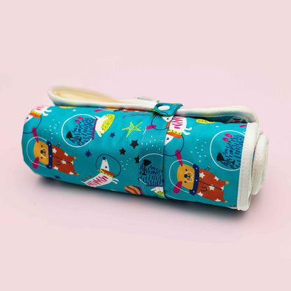 Ultra-Soft Bamboo Machine Washable and Wipeable Diaper Change Mat
