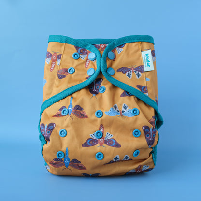 Animals and Insects: Wipeable Cloth Diaper Cover, Grows with your Baby