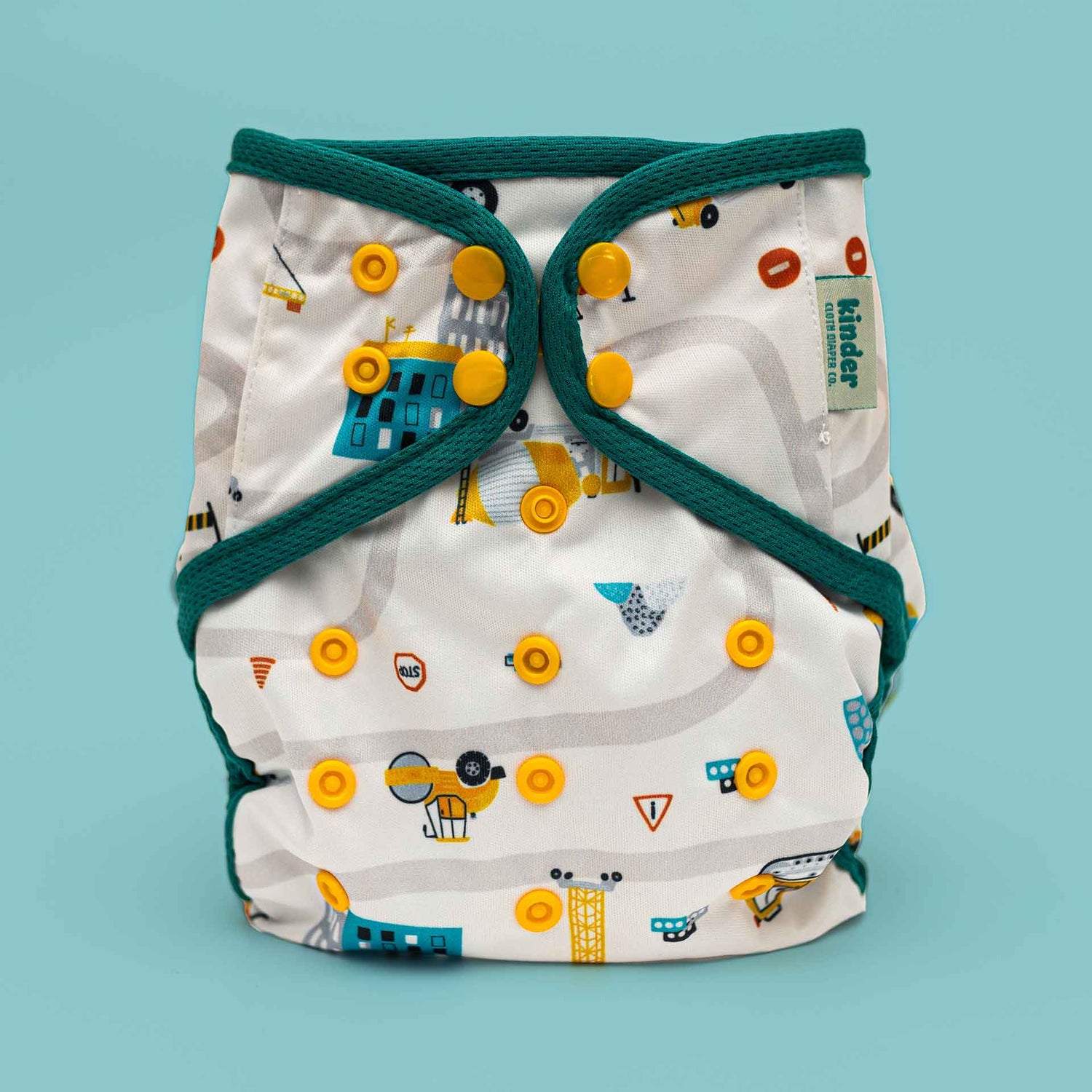 Patterned Wipeable Cloth Diaper Cover, Grows with your Baby