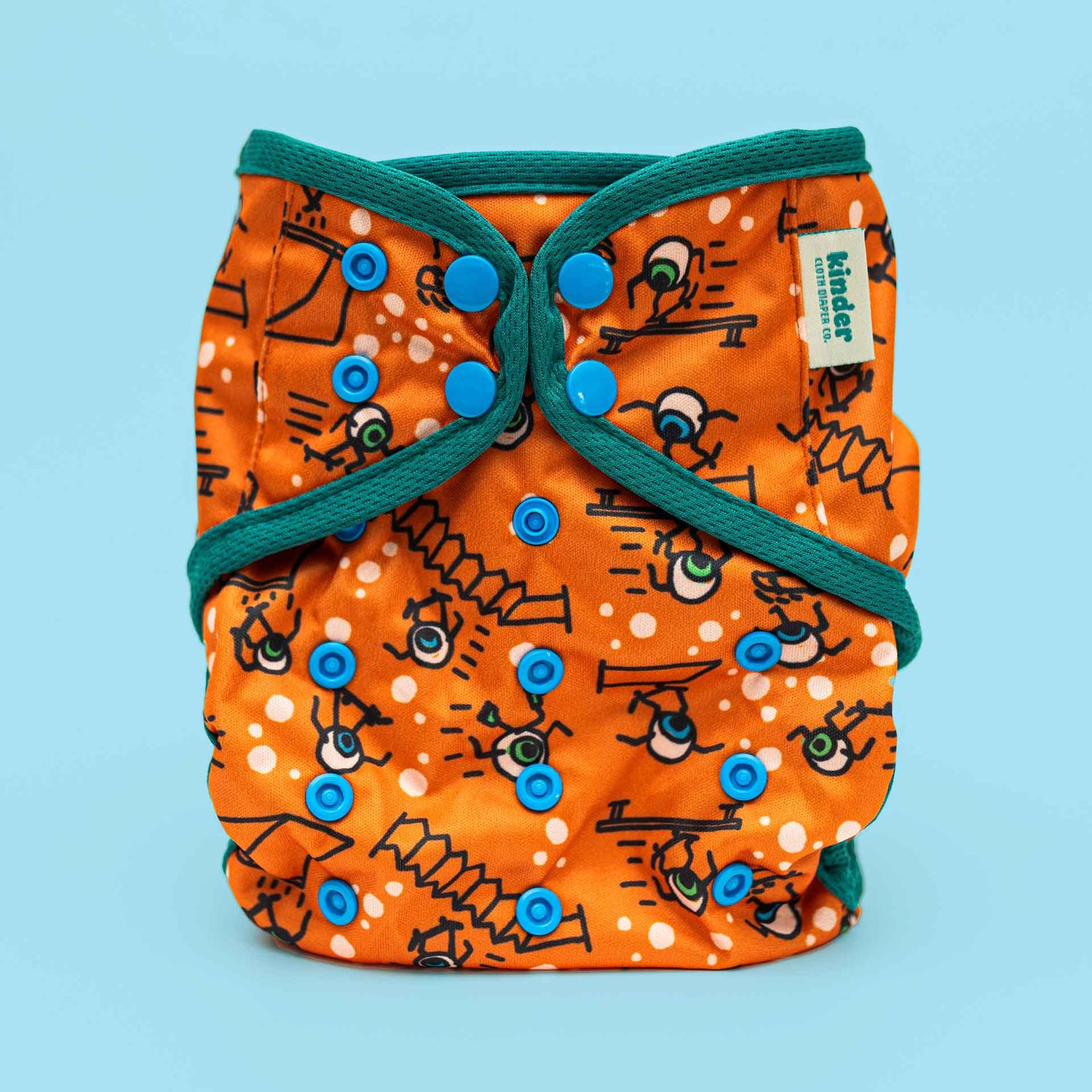 Animals and Insects: Wipeable Cloth Diaper Cover, Grows with your Baby