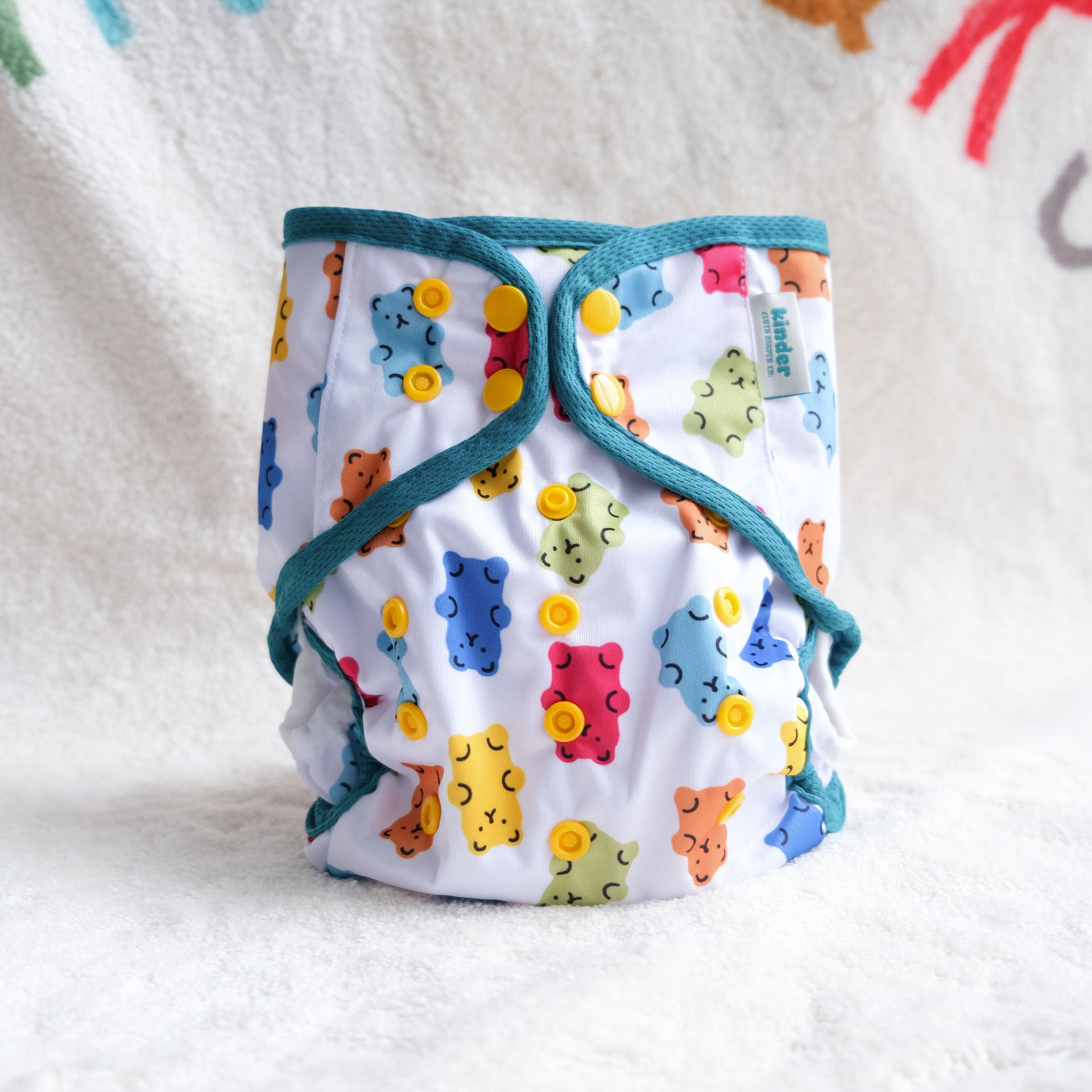 Patterned Wipeable Cloth Diaper Cover, Grows with your Baby