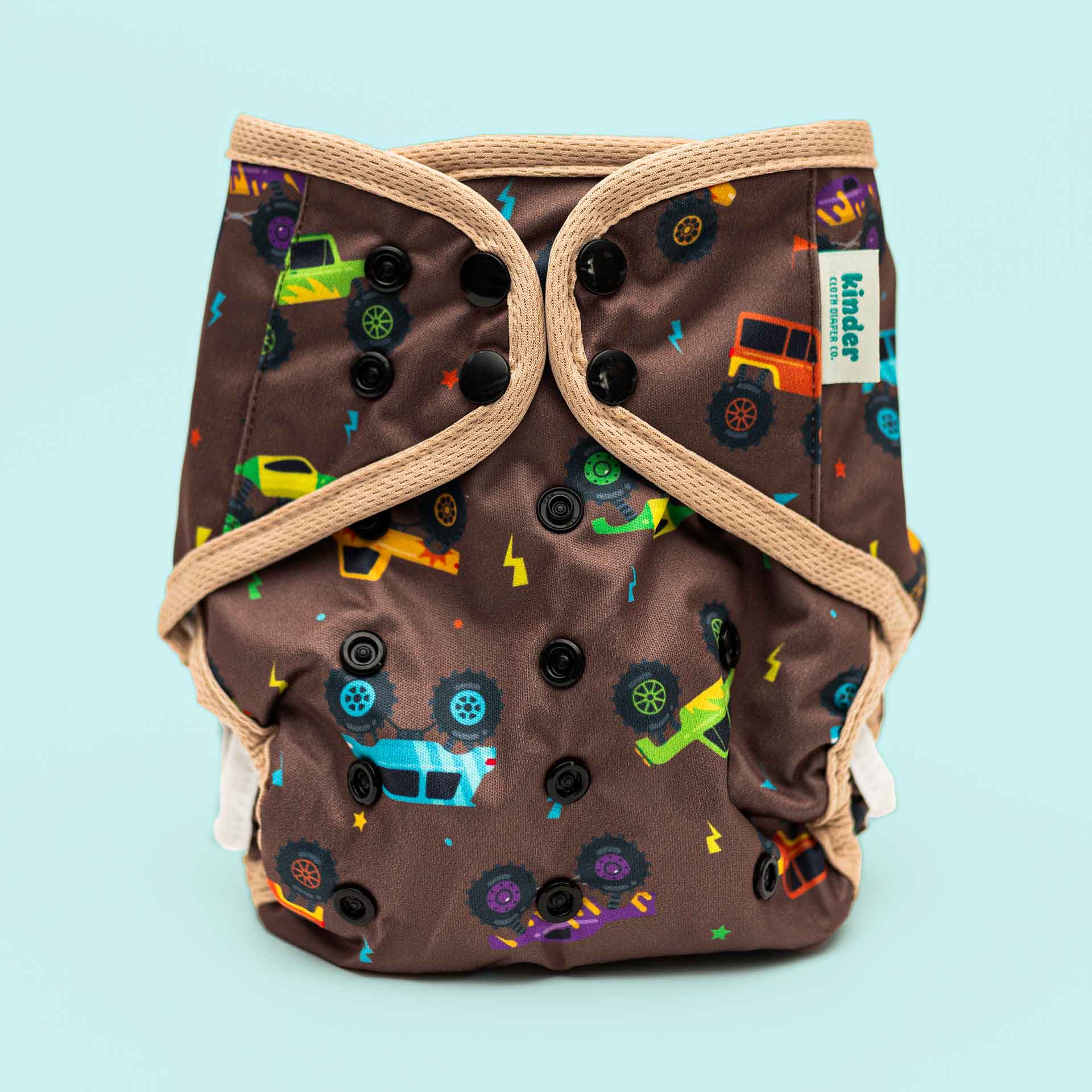 Patterned Wipeable Cloth Diaper Cover, Grows with your Baby