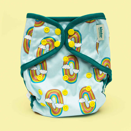 Patterned Wipeable Cloth Diaper Cover, Grows with your Baby