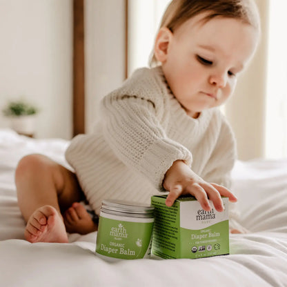 Earth Mama Cloth Diaper Safe Bum Organic Diaper Balm 2 oz Canister