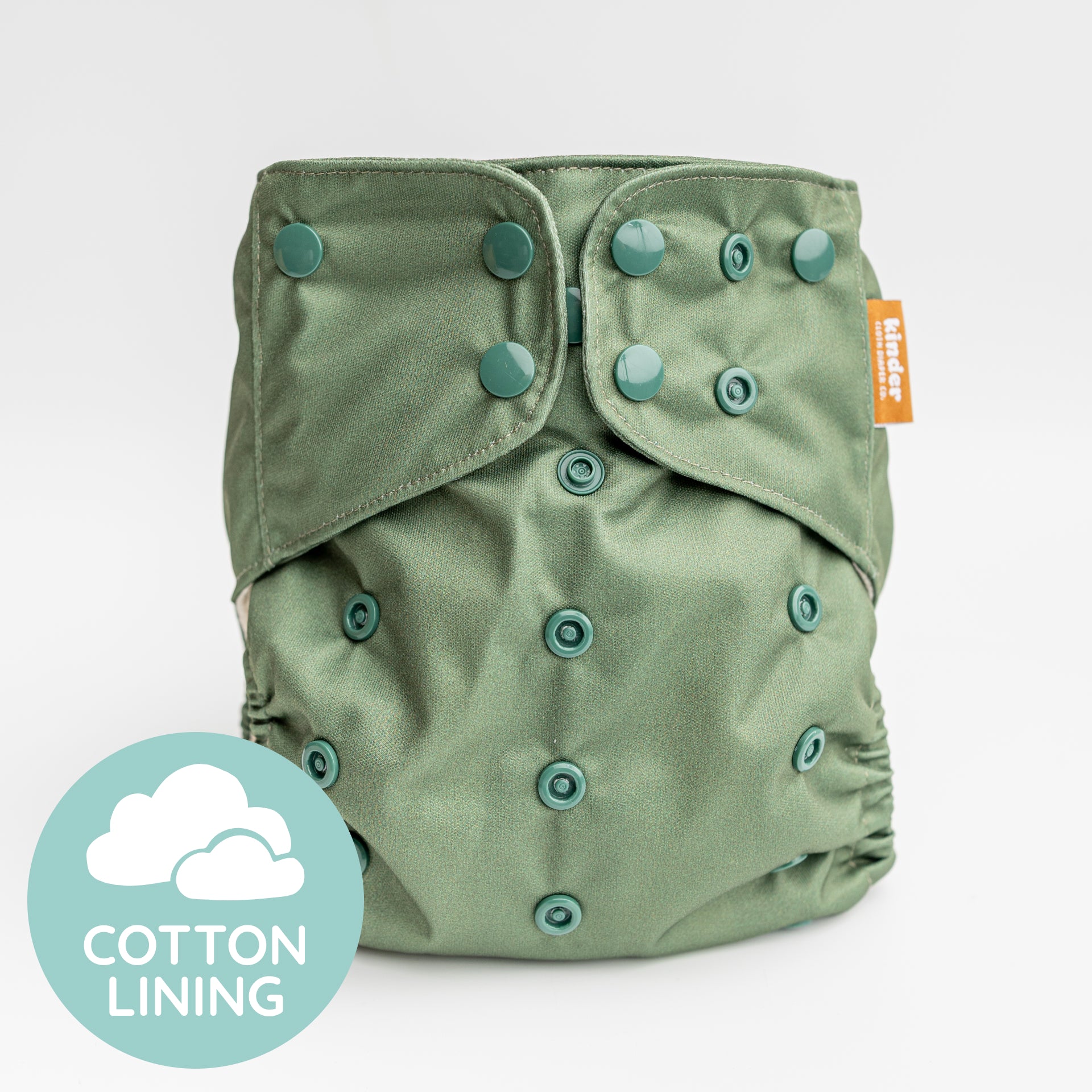 Sprout - Essentials Cloud Cotton Pocket Diaper - 100% Cotton Lining - One Size