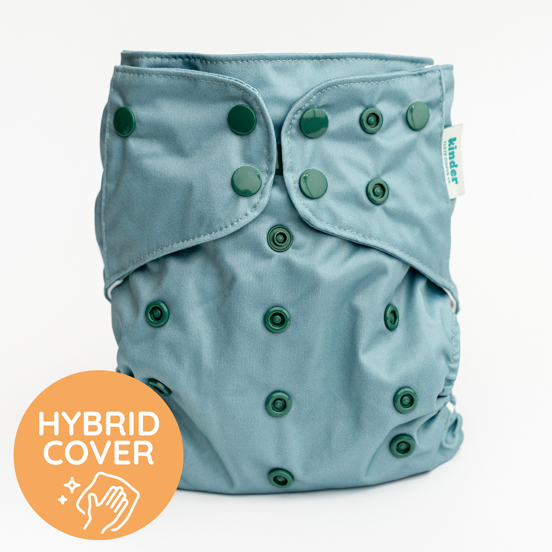 Solid Color: NEW Essentials Hybrid Wipeable Diaper Cover