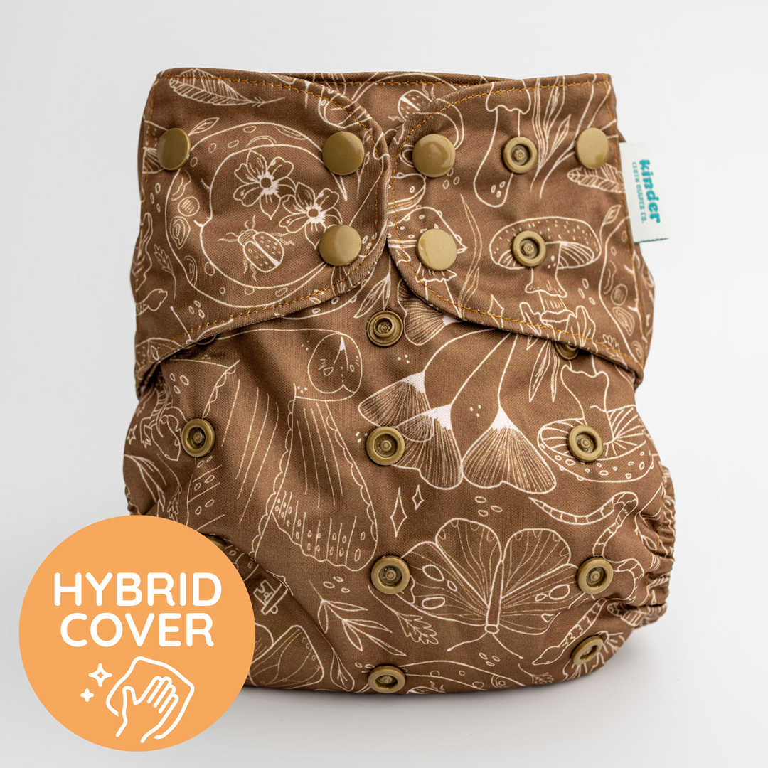 NEW Essentials Hybrid Wipeable Diaper Cover in Prints