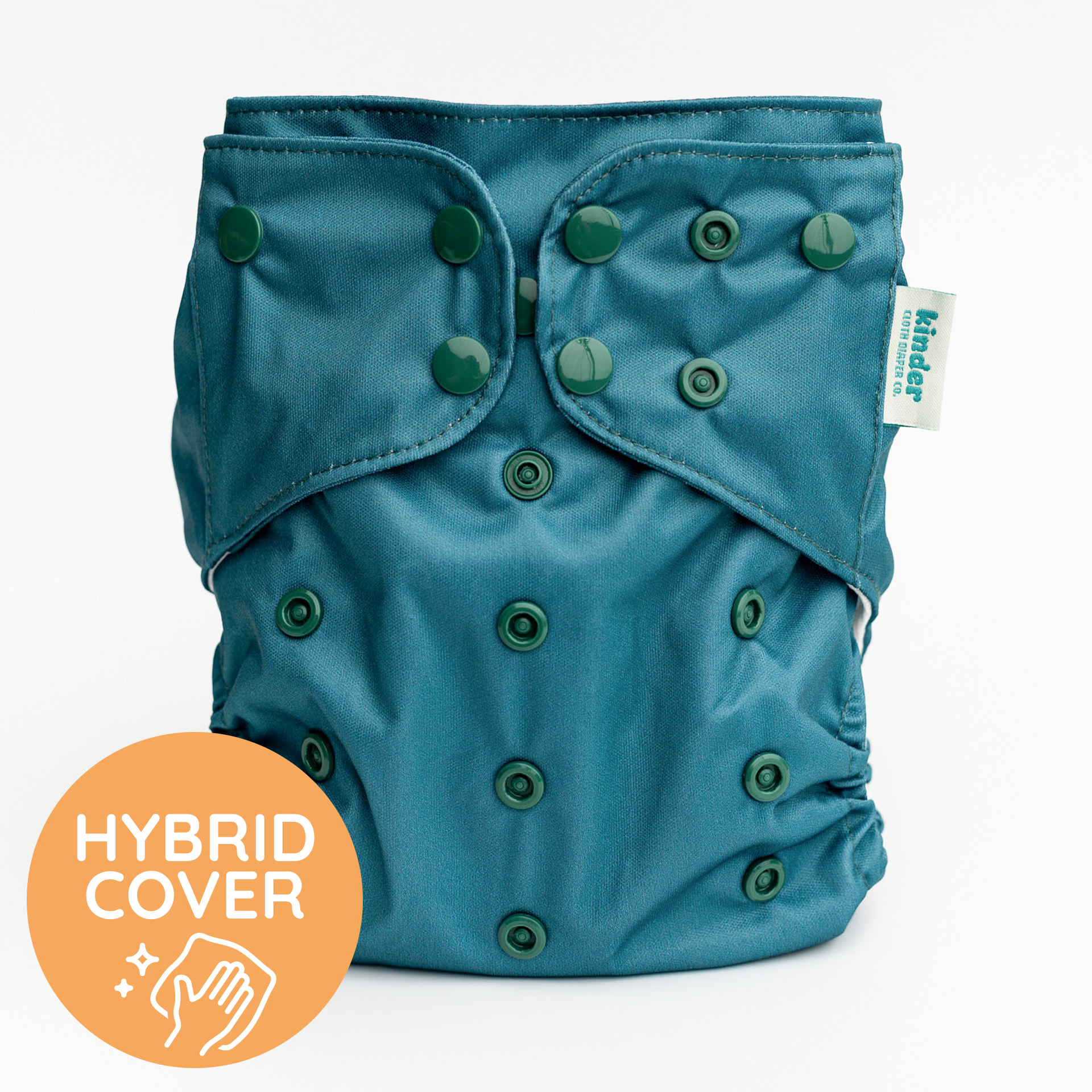 Solid Color: NEW Essentials Hybrid Wipeable Diaper Cover