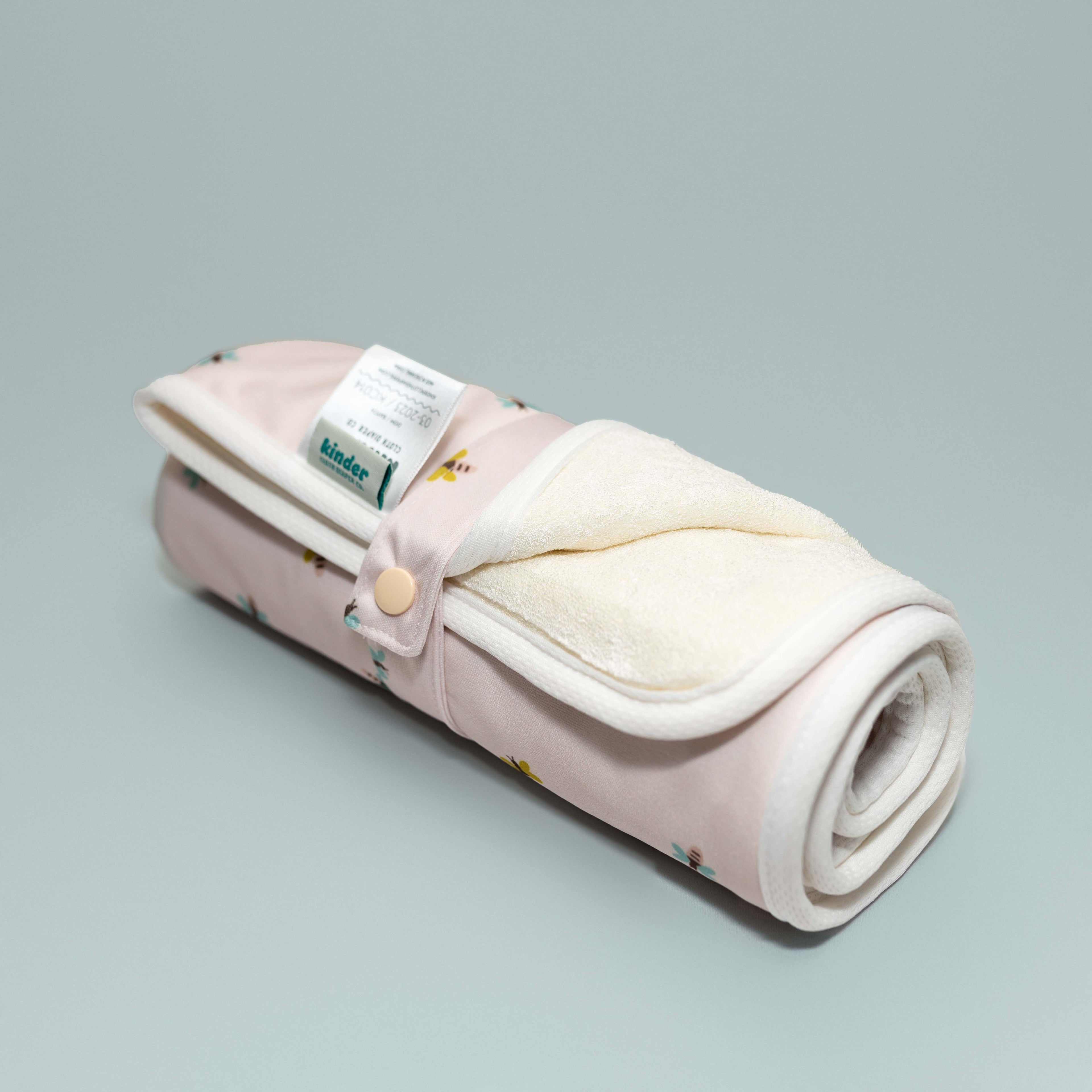 Basics Ultra-Soft Bamboo Machine Washable Diaper Change Mat