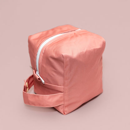 Reversible Mini Storage Travel Cube Diaper Pod with Exterior Storage Pocket