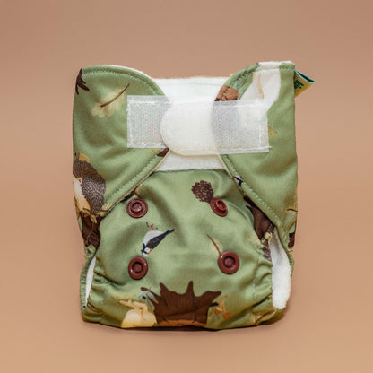 Reusable Doll Toy Diaper with Optional Mini Reusable Wipe Set