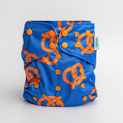 Food: Essentials Pocket Cloth Diaper with Athletic Wicking Jersey, Grows with your Baby
