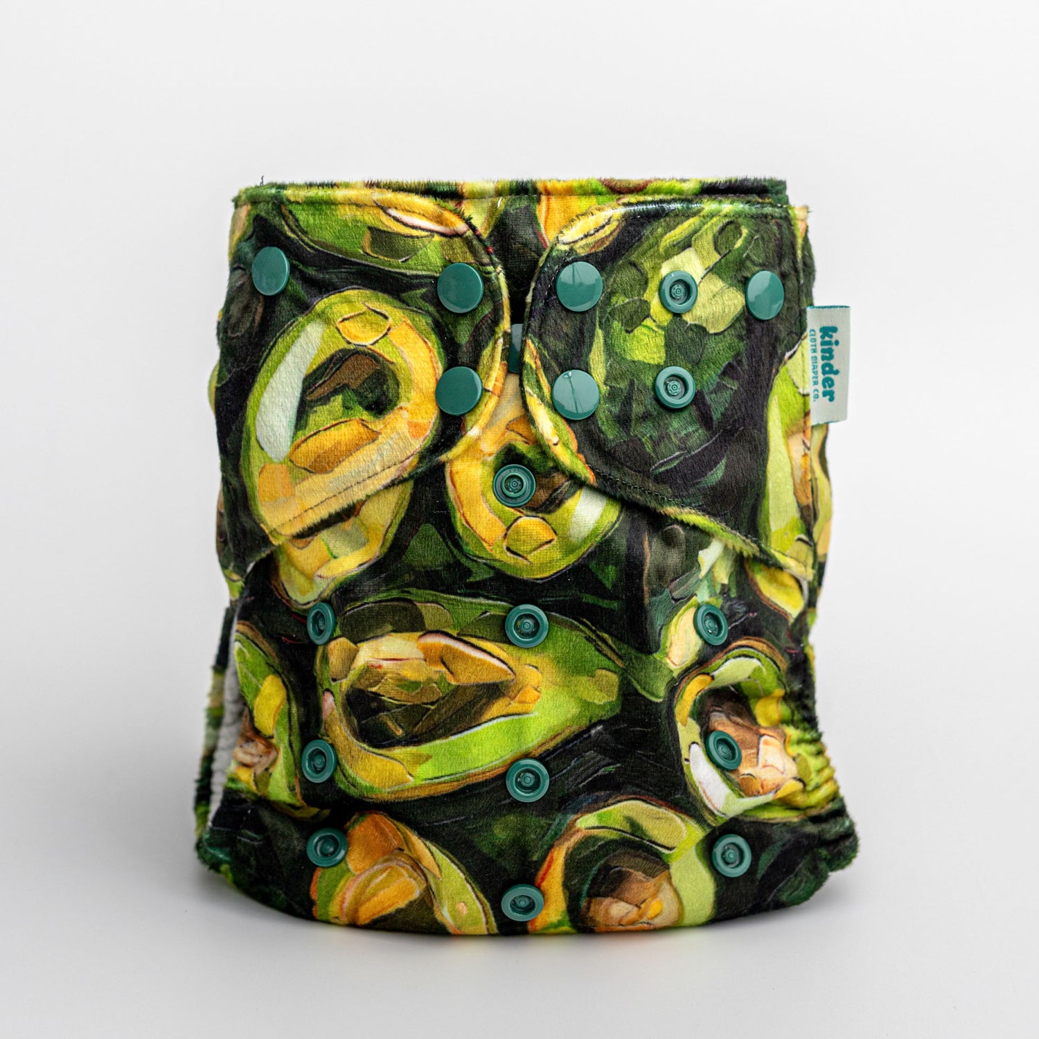 Patterned Lounger Pocket Cloth Diaper — Minky Fleece with Athletic Wicking Jersey