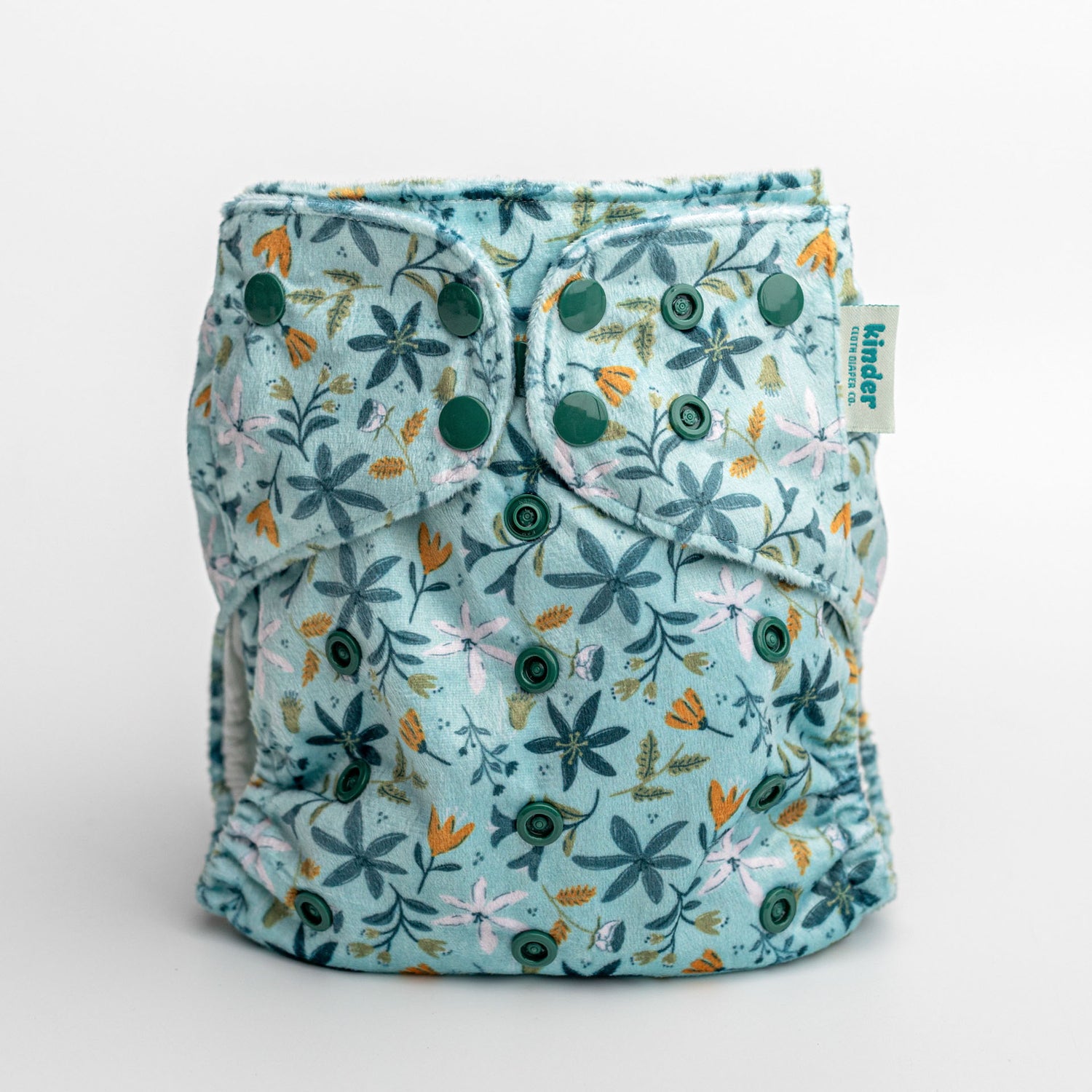 Patterned Lounger Pocket Cloth Diaper — Minky Fleece with Athletic Wicking Jersey
