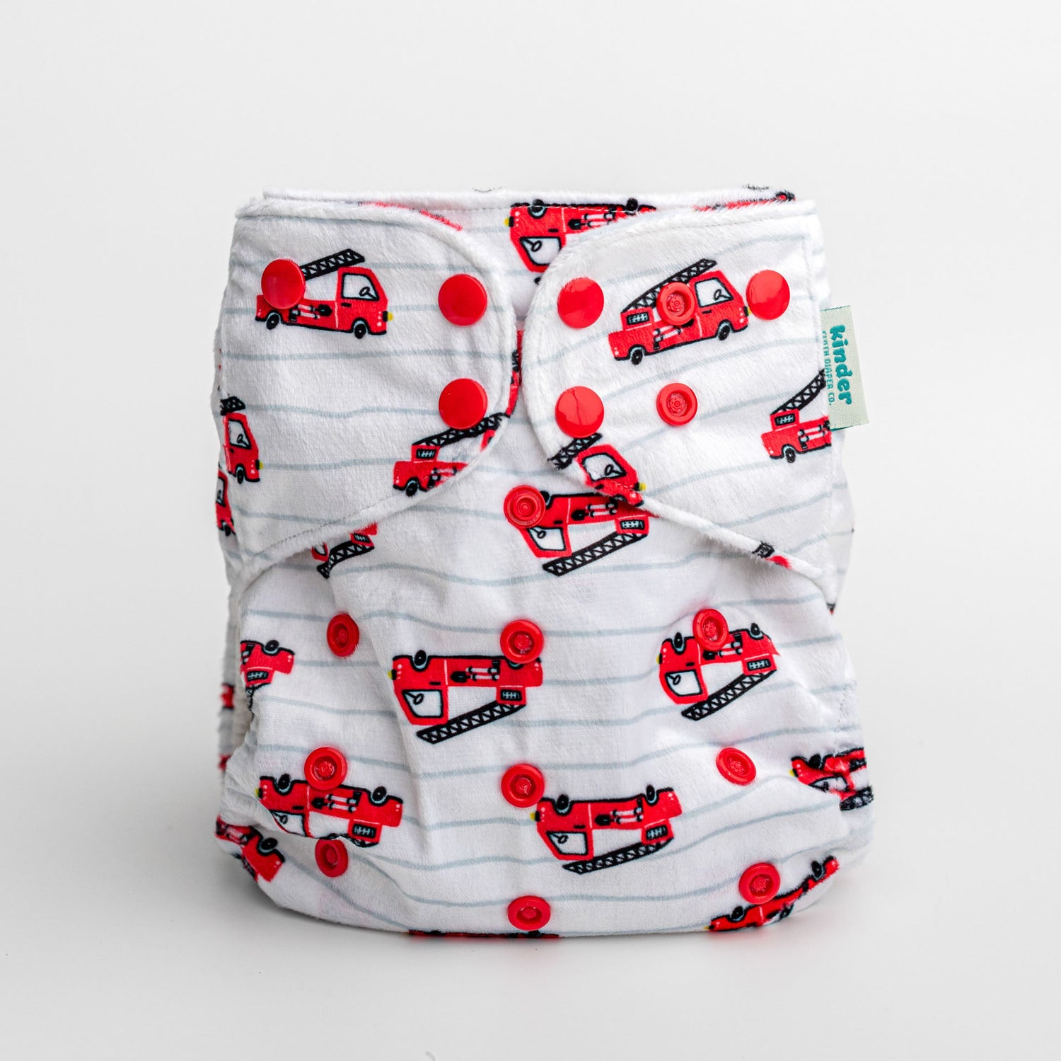 Patterned Lounger Pocket Cloth Diaper — Minky Fleece with Athletic Wicking Jersey