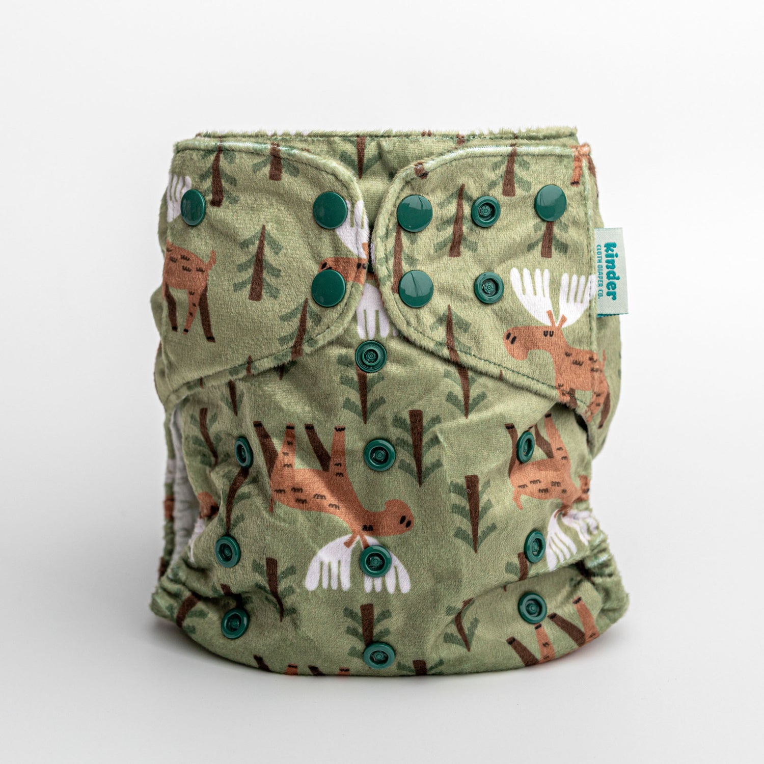 Patterned Lounger Pocket Cloth Diaper — Minky Fleece with Athletic Wicking Jersey