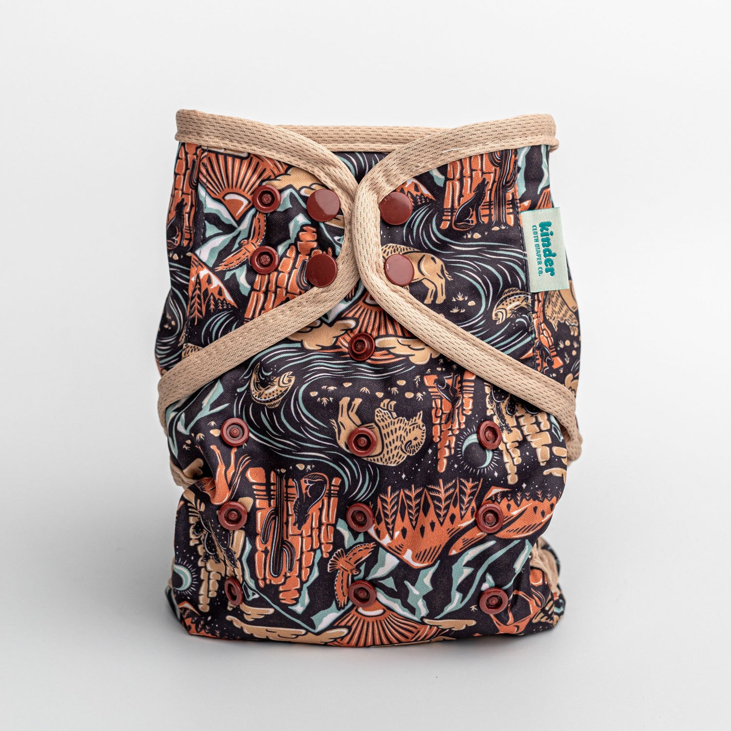 Animals and Insects: Wipeable Cloth Diaper Cover, Grows with your Baby