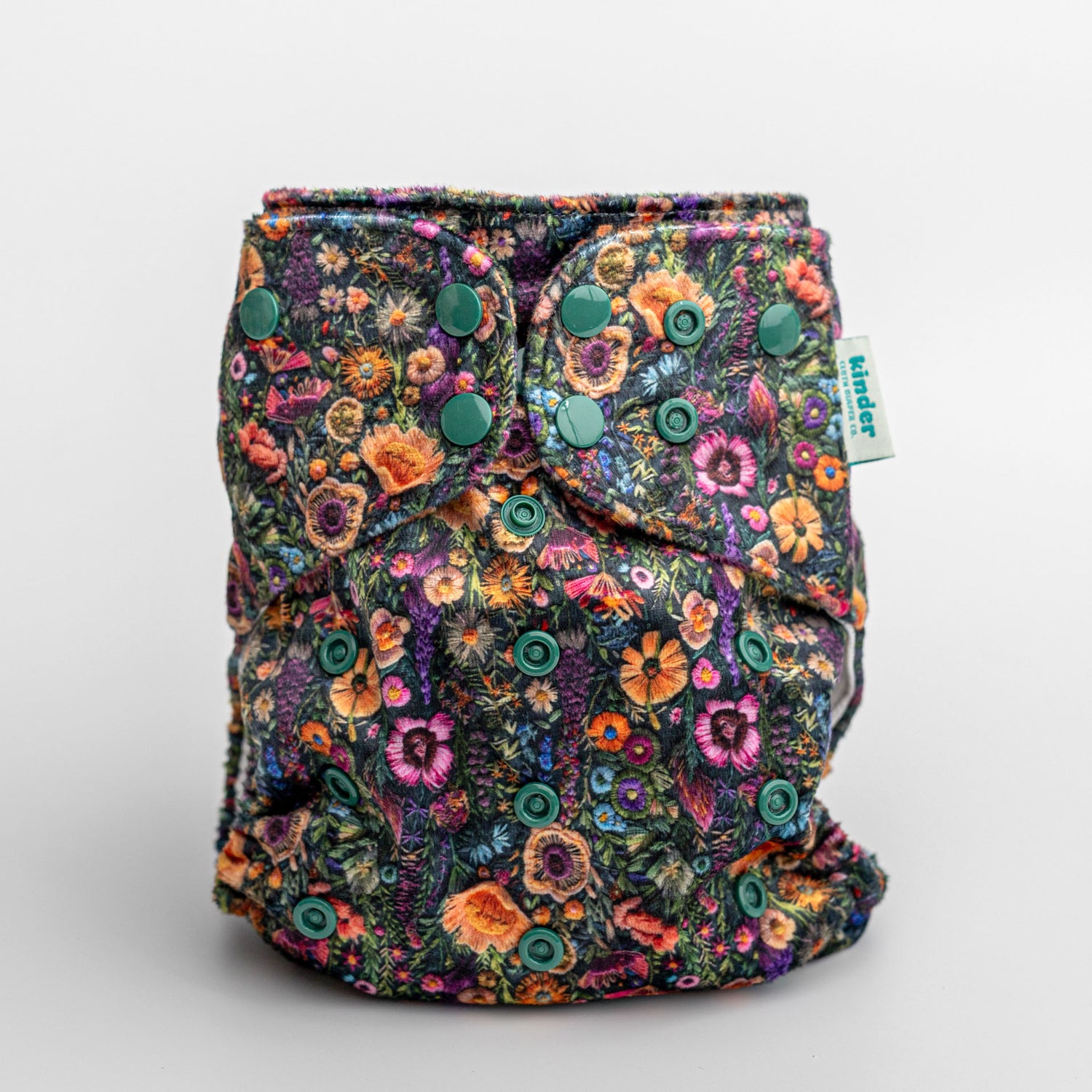 Patterned Lounger Pocket Cloth Diaper — Minky Fleece with Athletic Wicking Jersey