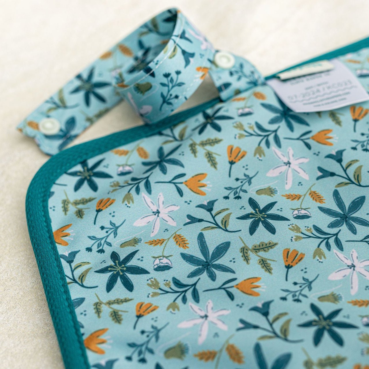 Ultra-Soft Bamboo Machine Washable and Wipeable Diaper Change Mat