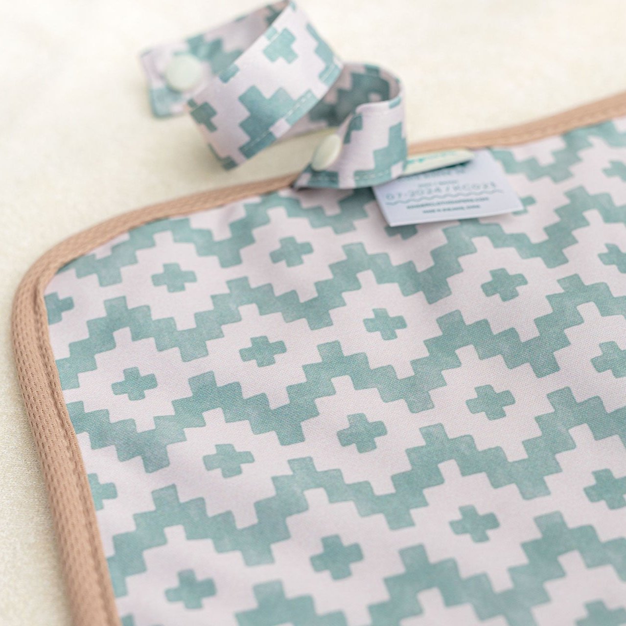 Ultra-Soft Bamboo Machine Washable and Wipeable Diaper Change Mat