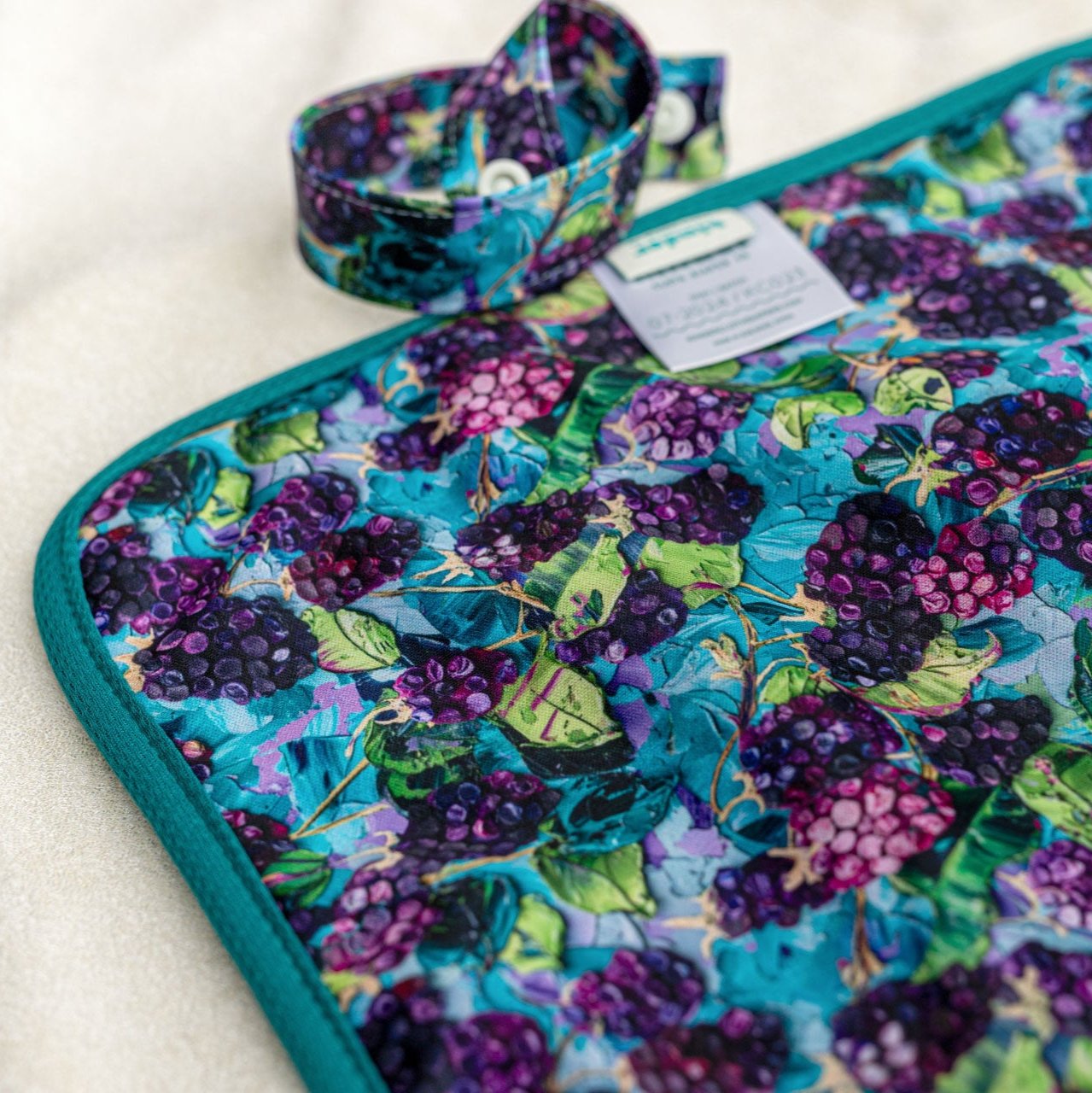 Ultra-Soft Bamboo Machine Washable and Wipeable Diaper Change Mat