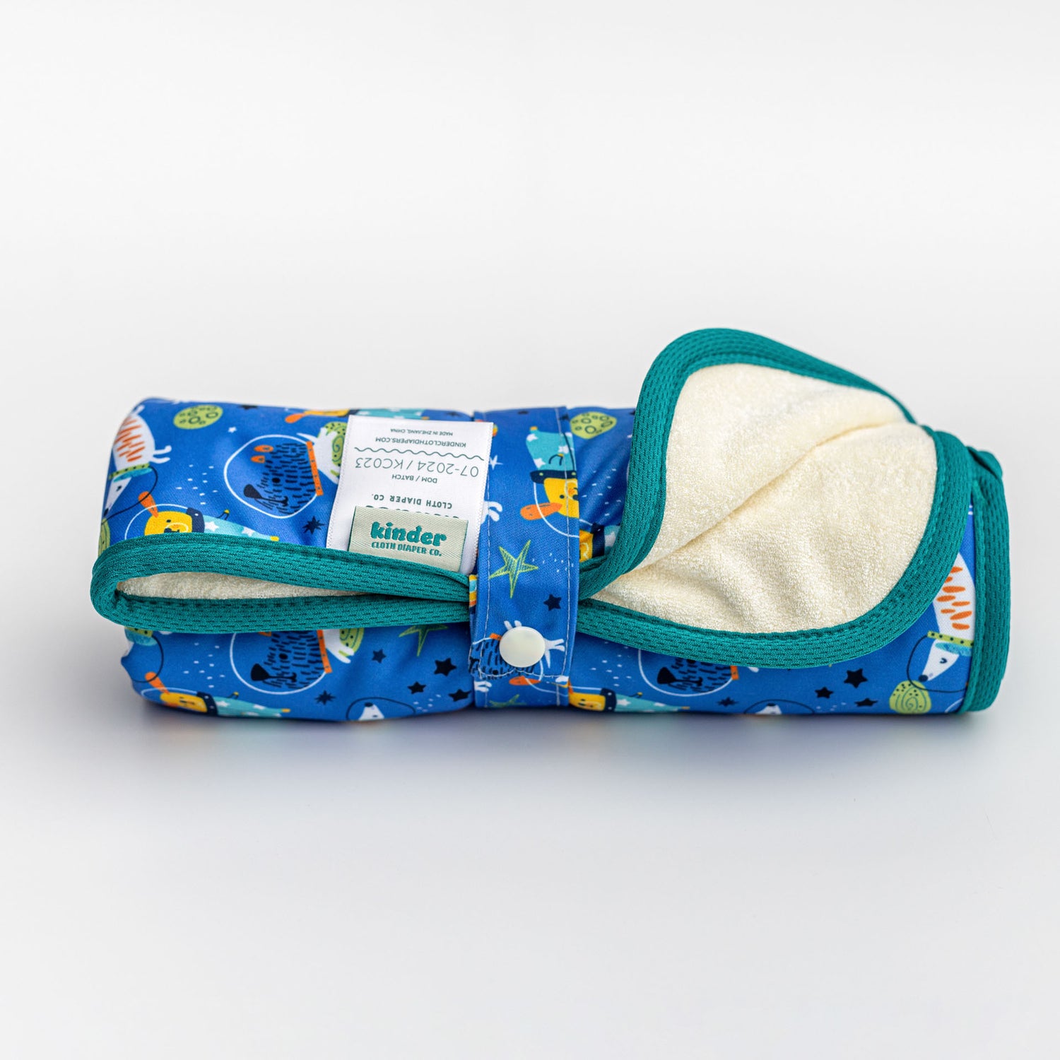 Ultra-Soft Bamboo Machine Washable and Wipeable Diaper Change Mat