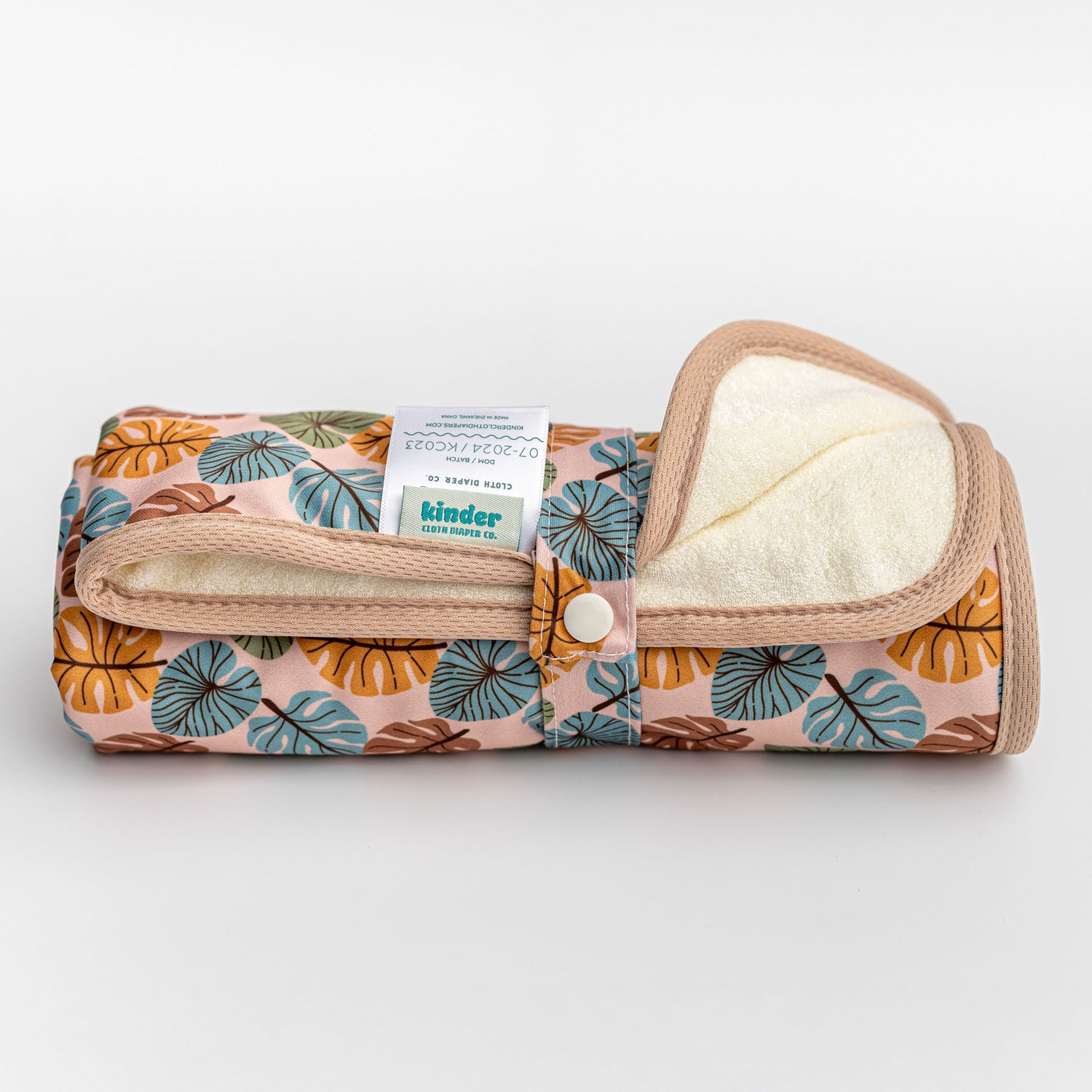 Ultra-Soft Bamboo Machine Washable and Wipeable Diaper Change Mat