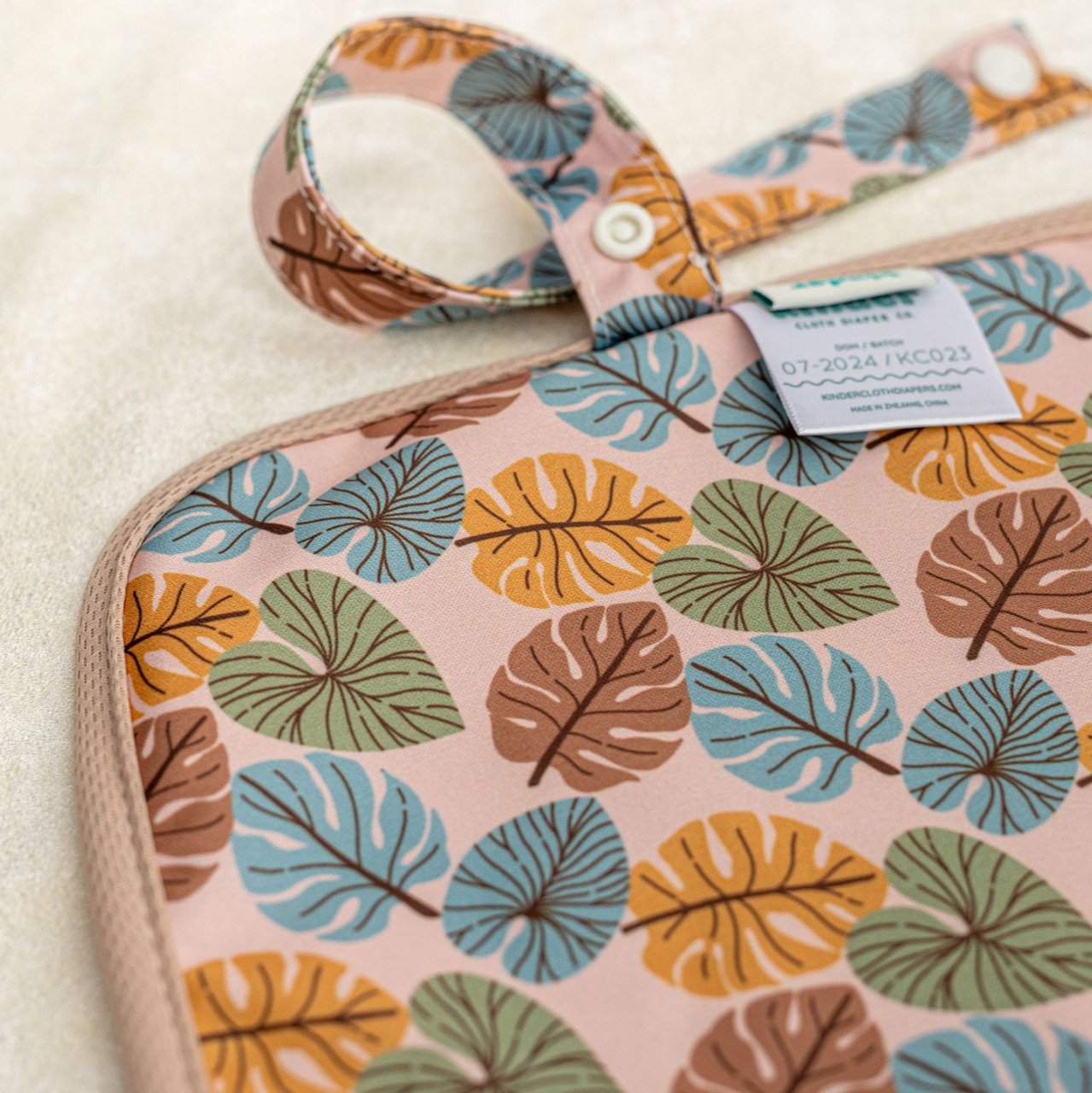 Ultra-Soft Bamboo Machine Washable and Wipeable Diaper Change Mat