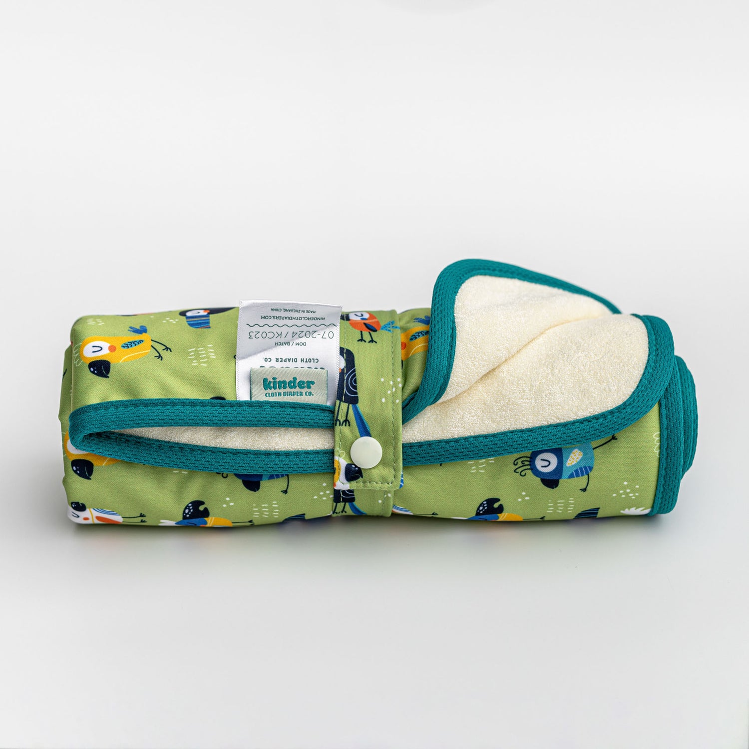 Ultra-Soft Bamboo Machine Washable and Wipeable Diaper Change Mat