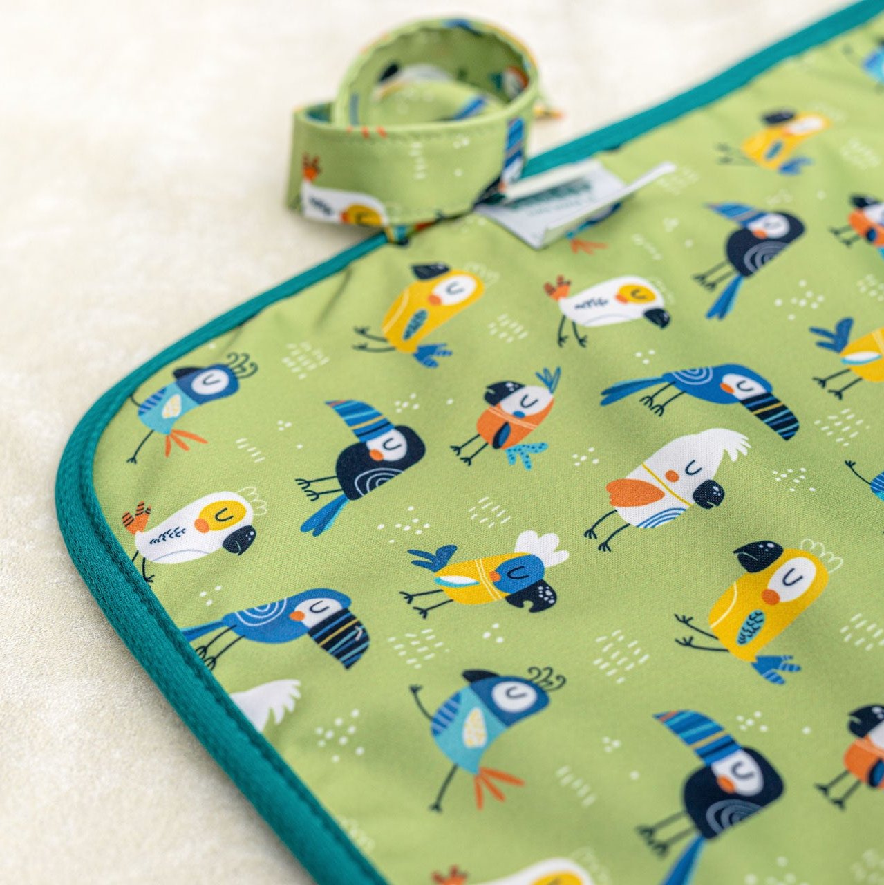 Ultra-Soft Bamboo Machine Washable and Wipeable Diaper Change Mat