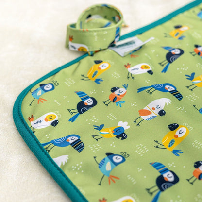 Ultra-Soft Bamboo Machine Washable and Wipeable Diaper Change Mat