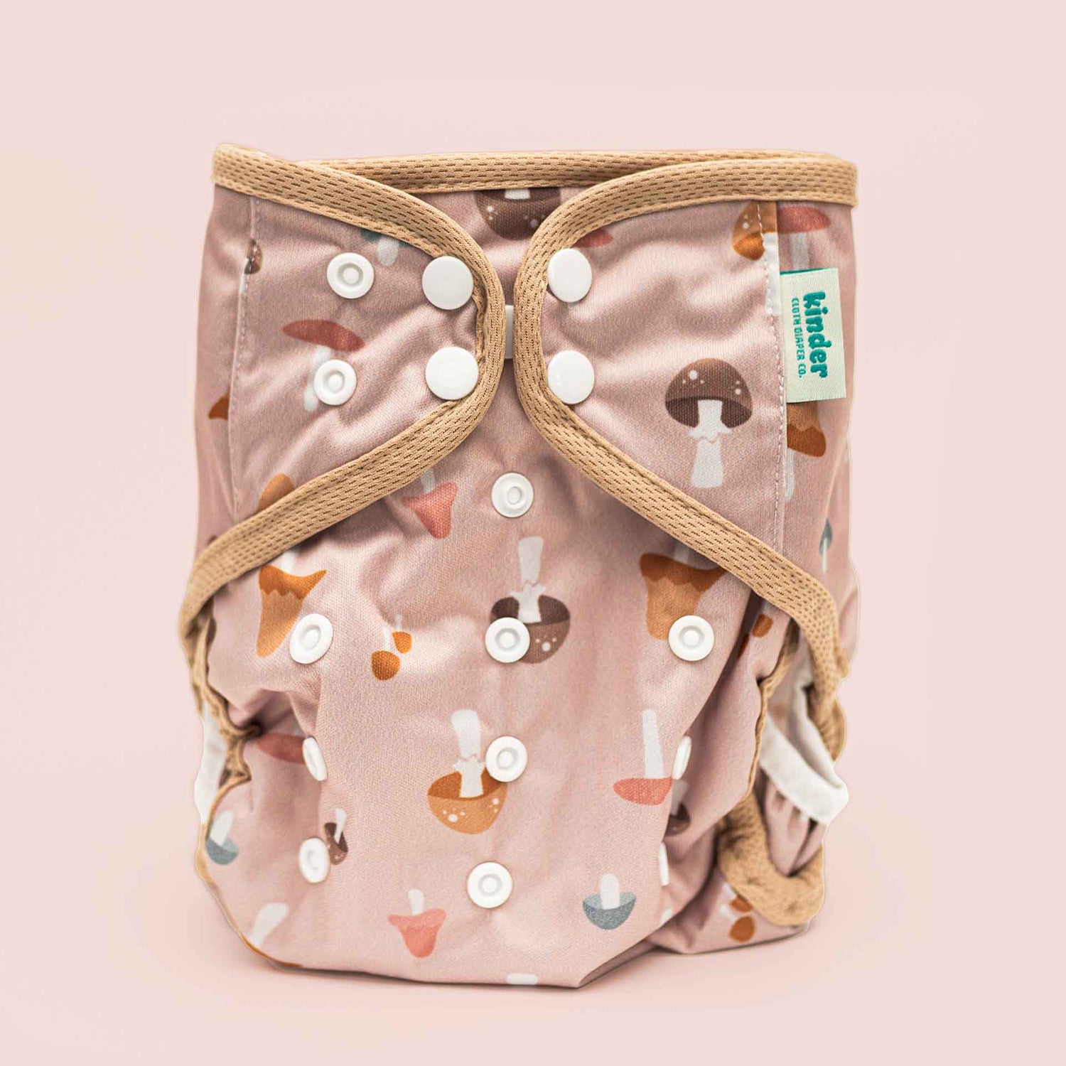 mushroom neutral modern reusable diaper cover snap cloth diaper cover best diapers