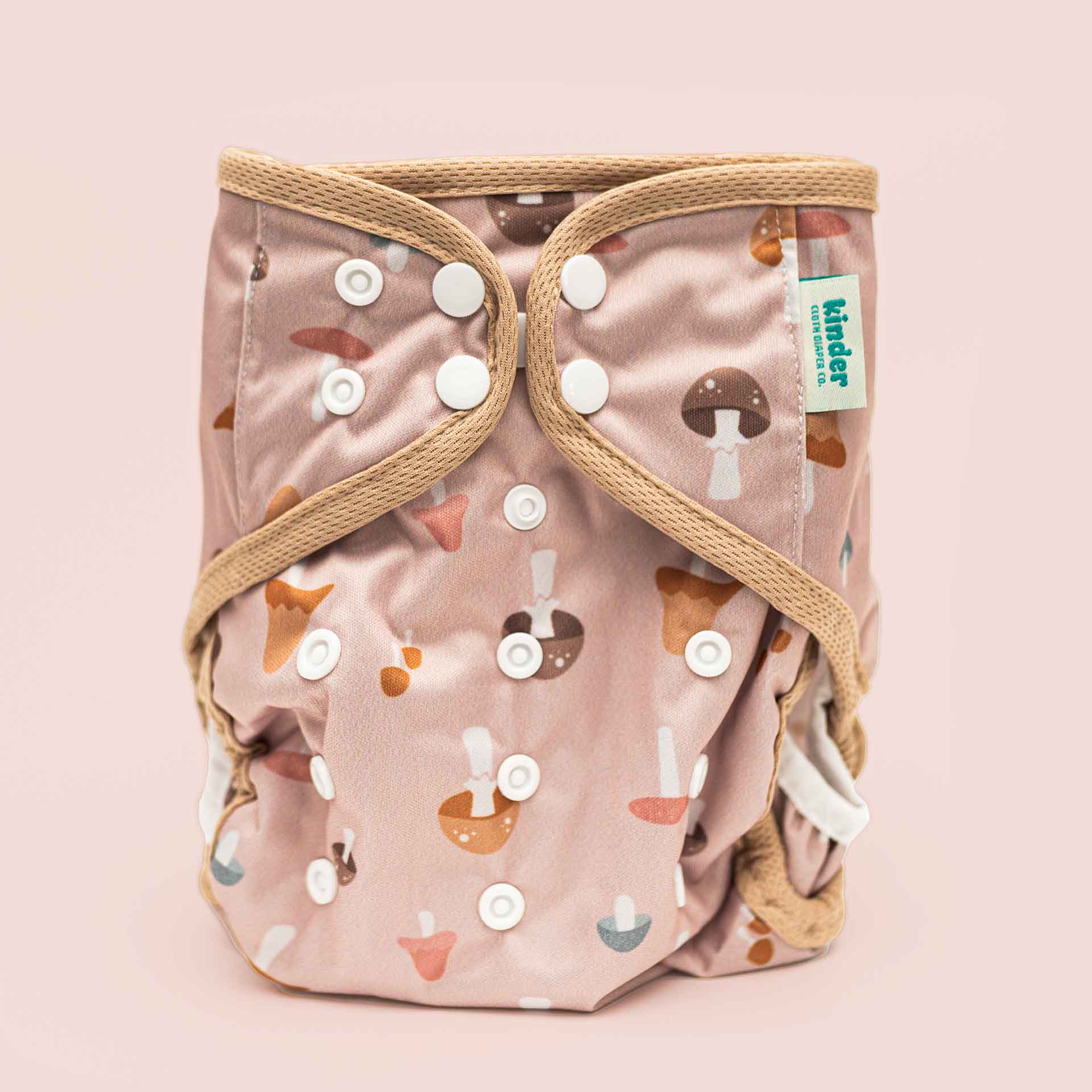 mushroom neutral modern reusable diaper cover snap cloth diaper cover best diapers