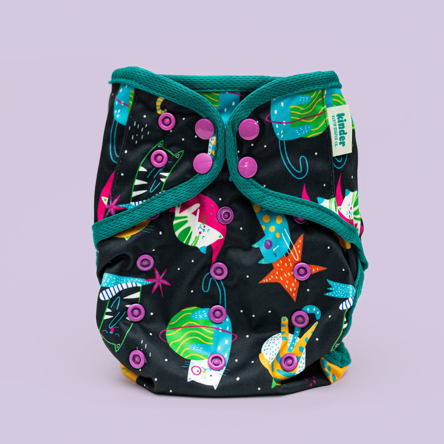 Patterned Wipeable Cloth Diaper Cover, Grows with your Baby