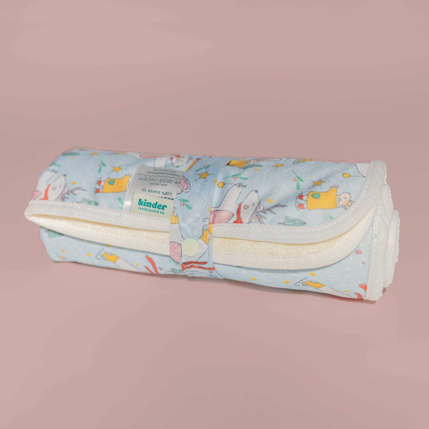 Ultra-Soft Bamboo Machine Washable and Wipeable Diaper Change Mat